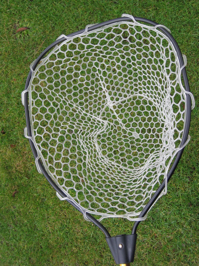 KUFA Collapsable Aluminum landing net with rubber net (Hoop:20"x16";Total length:47") - Image 2